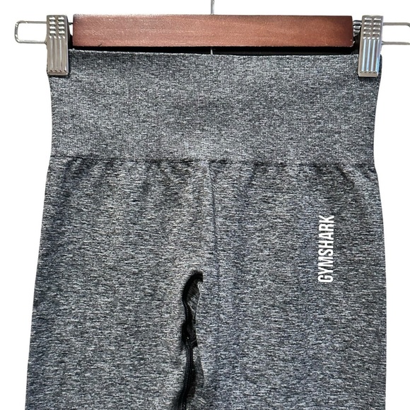 Gymshark Adapt Marl Gray Seamless Leggings Women’s Size XS GLLGA114-BK - Picture 2 of 8